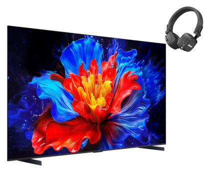 Telewizor 98" lub większe TCL 98P81K 98"  QLED 144 Hz 4K Google TV + Major V Bluetooth